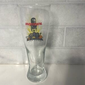 Motown Las Vegas pilsner glass beer cocktails souvenir